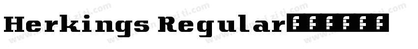 Herkings Regular字体转换